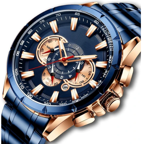 BIG DADDY BLACK BRACELET MEN'S WATCH