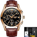 2022 LIGE Watch Men Sport Quartz Fashion Leather Clock Mens Watches Top Brand Luxury Waterproof Business Watch Relogio Masculino