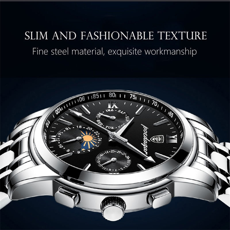 2022 Mens Watches Top Brand Luxury Quartz Watch Men Fashion Luminous Army Waterproof Men Wrist Watch Relogio Masculino 1010G