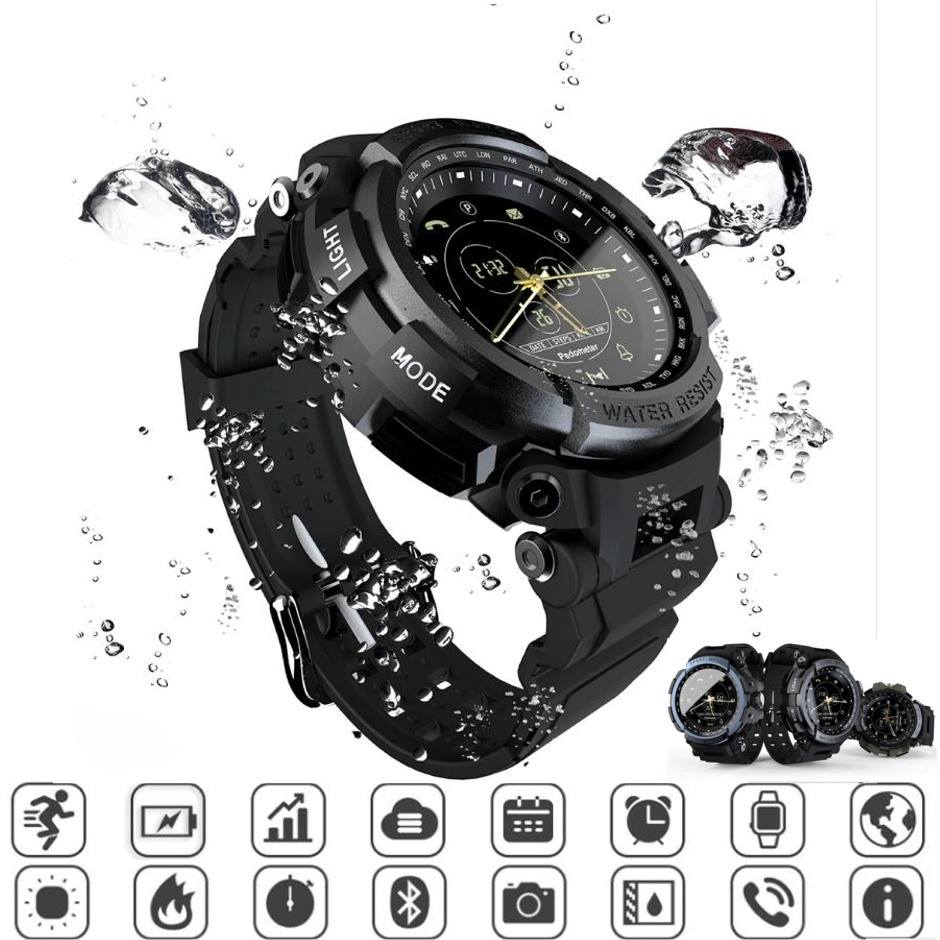 WATER PROOF BLUETOOTH CALL REMINDER SPORTS SMARTWATCH FOR MEN'S