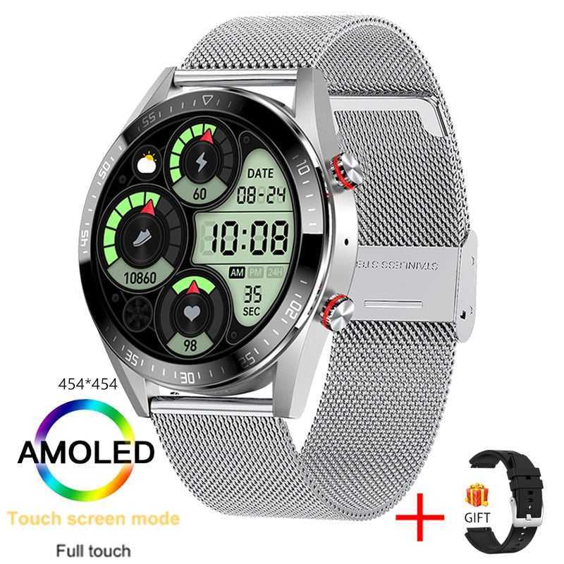 454*454 HD Screen Smart Watch Always Display The Time Bluetooth Call Sports Smart Watch Local Music Smartwatch For Mens Android 