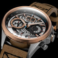 AVI-8 Hawker Harrier II Matador Chronograph Silver Brown