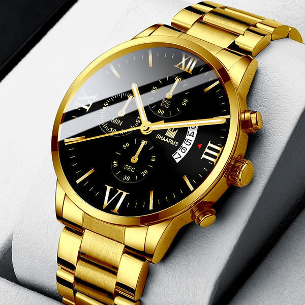 BIG DADDY BLACK BRACELET MEN'S WATCH