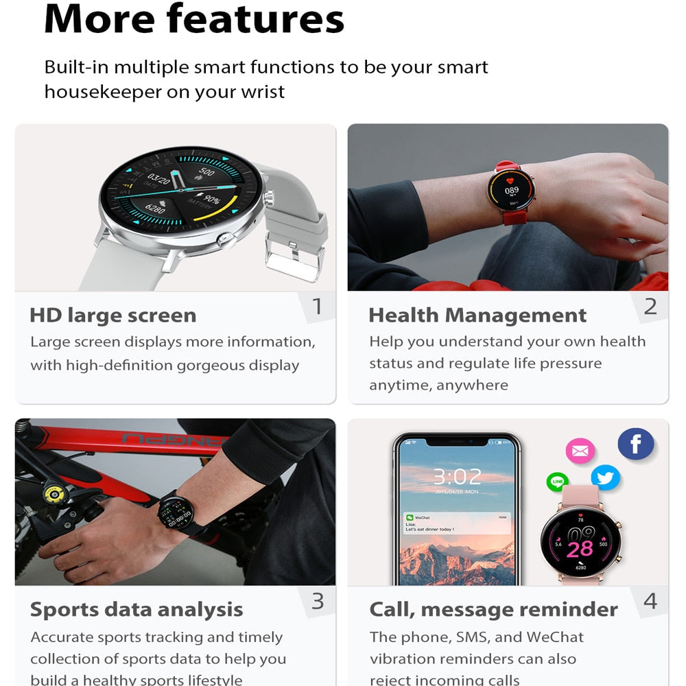 GW33 Smart Watch Women Bluetooth Call Phone Watch HD Screen ECG PPG Smart Bracelet Waterproof Smartwatch Female Watch Lady Gifts