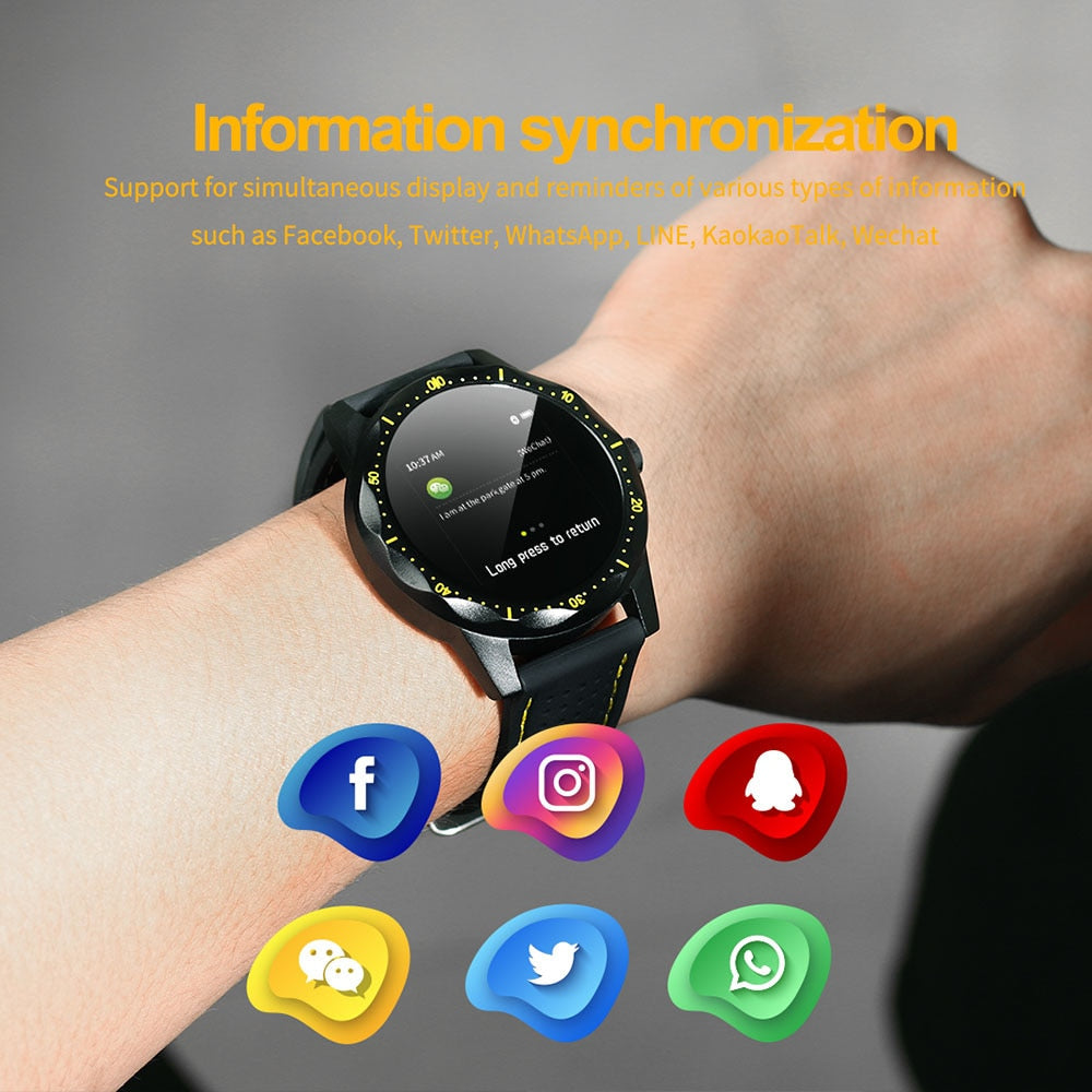 Smart Watch Men IP68 Waterproof Activity Tracker Fitness Tracker Smartwatch Clock BRIM for android iphone IOS phone