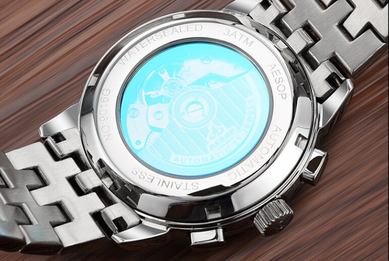 1963 PILOT WATCH FULLY AUTOMATIC MECHANICAL AVIATION MULTI-FUNCTION DISPLAY BUSINESS LUXURY BRAND MEN WATCH TOP MILITARY WATCHES