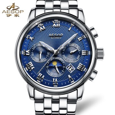 1963 PILOT WATCH FULLY AUTOMATIC MECHANICAL AVIATION MULTI-FUNCTION DISPLAY BUSINESS LUXURY BRAND MEN WATCH TOP MILITARY WATCHES