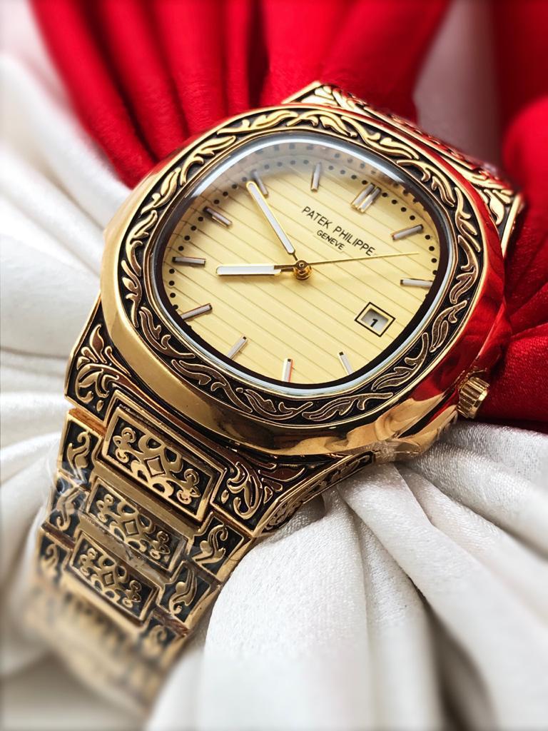 Patek Philippe Engraved Quartz