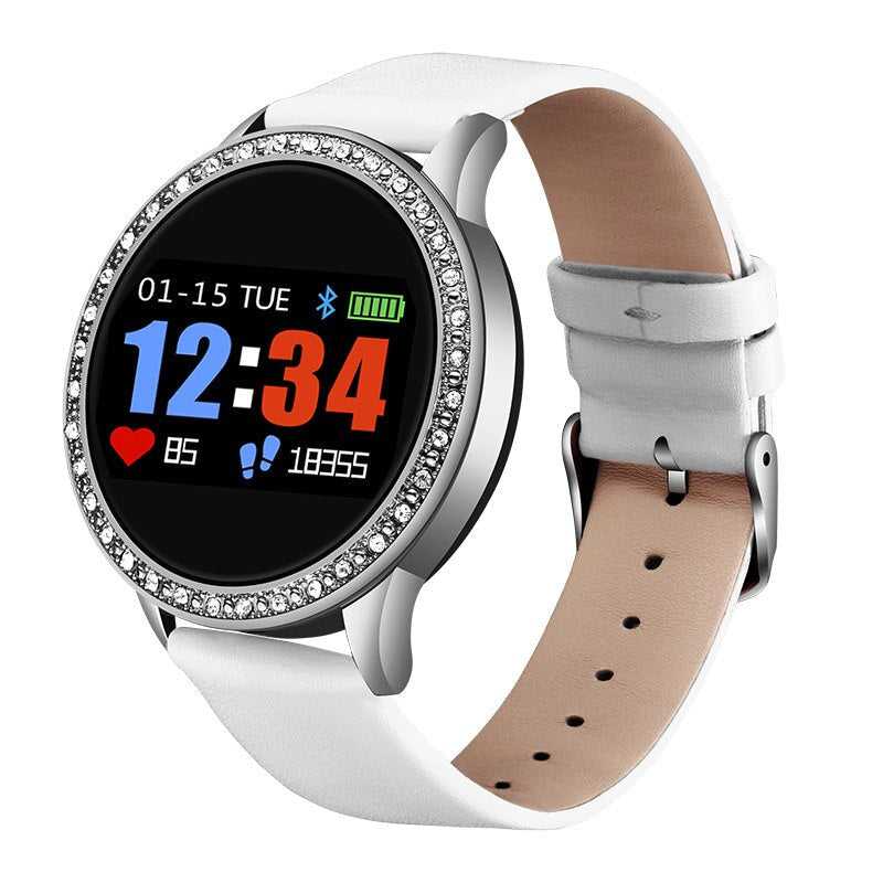 LIGE Diamond Smart watch Ladies smartwatch Women Blood Pressure Heart Rate Monitor Fitness Tracker 2020 New Fashion Sports Watch