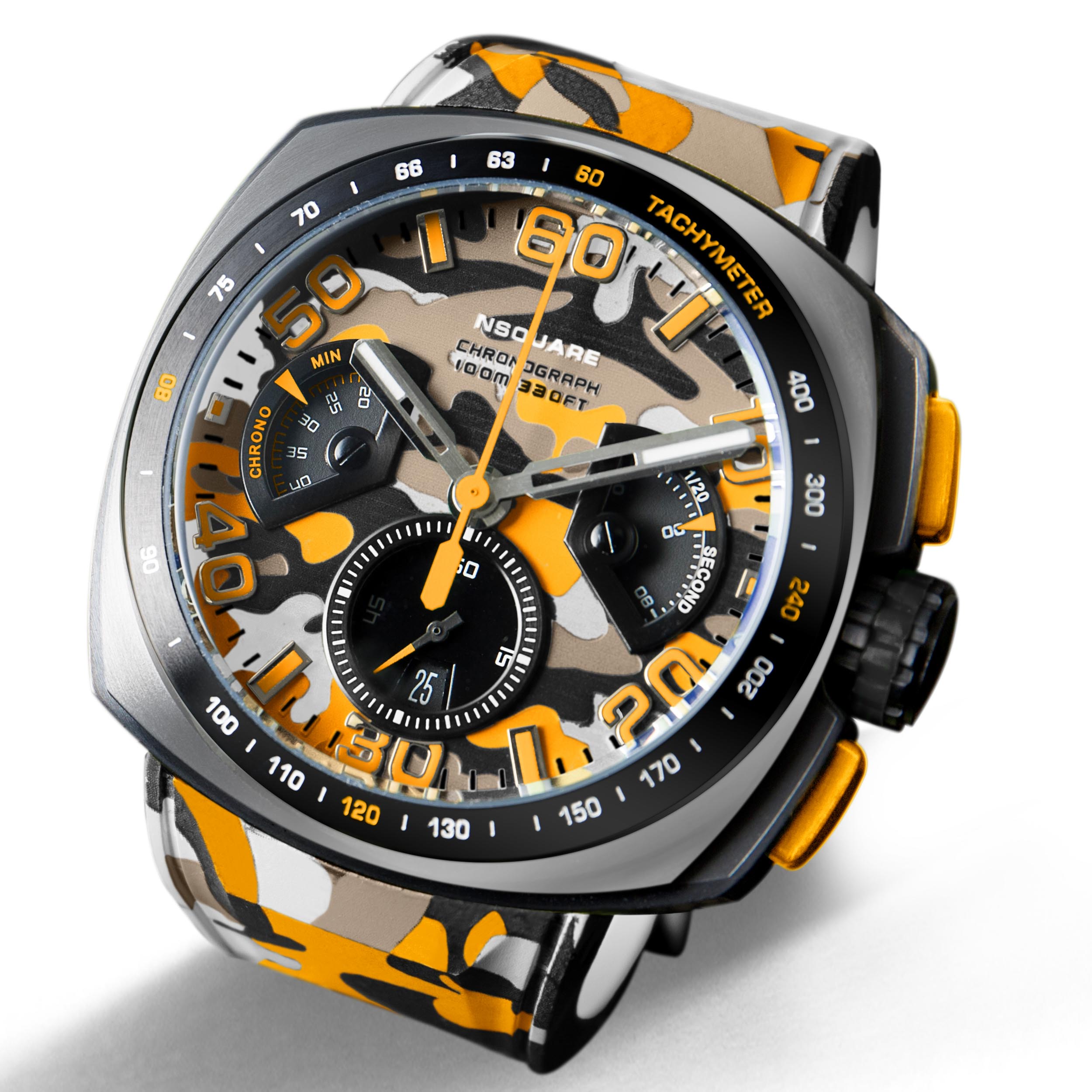 Nsquare Nick Chronograph Camo Orange