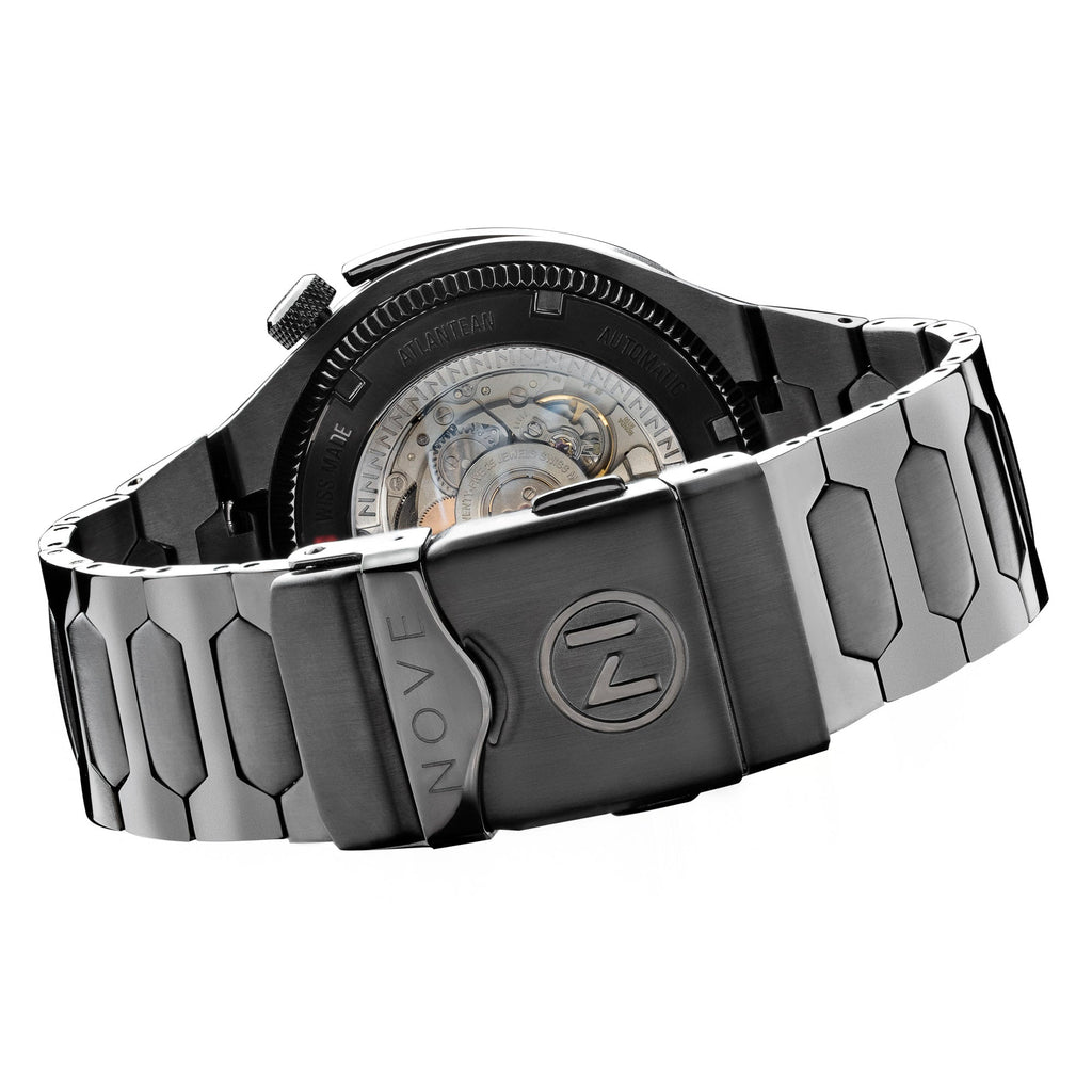 Nove Swiss Atlantean Automatic Black Abalone