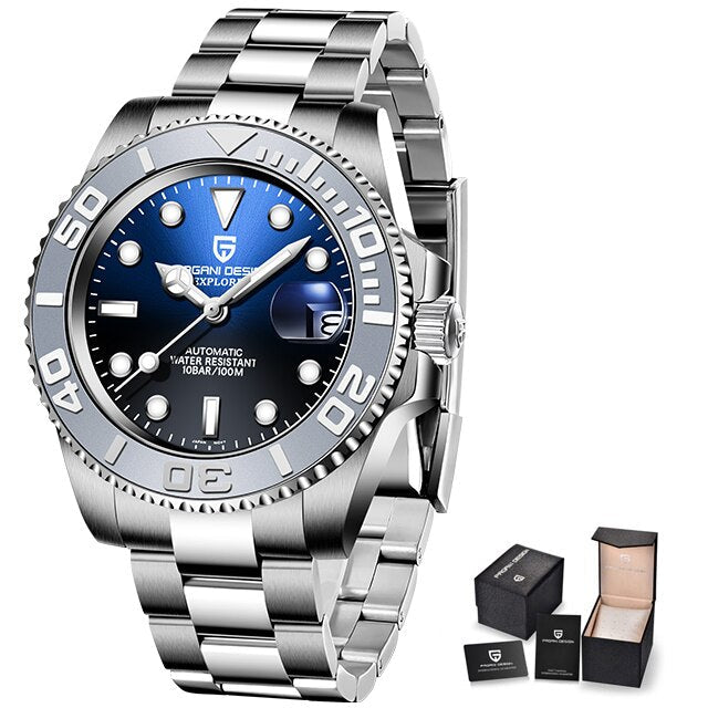 PAGANI DESIGN New Men Mechanical Wristwatches Sports Waterproof Watch for Men Sapphire Glass Automatic Watch Relogio Masculino