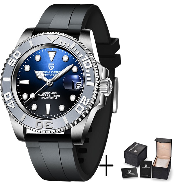 PAGANI DESIGN New Men Mechanical Wristwatches Sports Waterproof Watch for Men Sapphire Glass Automatic Watch Relogio Masculino