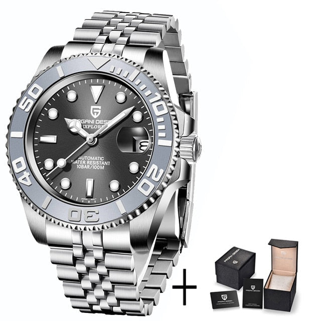 PAGANI DESIGN New Men Mechanical Wristwatches Sports Waterproof Watch for Men Sapphire Glass Automatic Watch Relogio Masculino