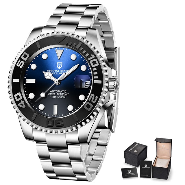 PAGANI DESIGN New Men Mechanical Wristwatches Sports Waterproof Watch for Men Sapphire Glass Automatic Watch Relogio Masculino