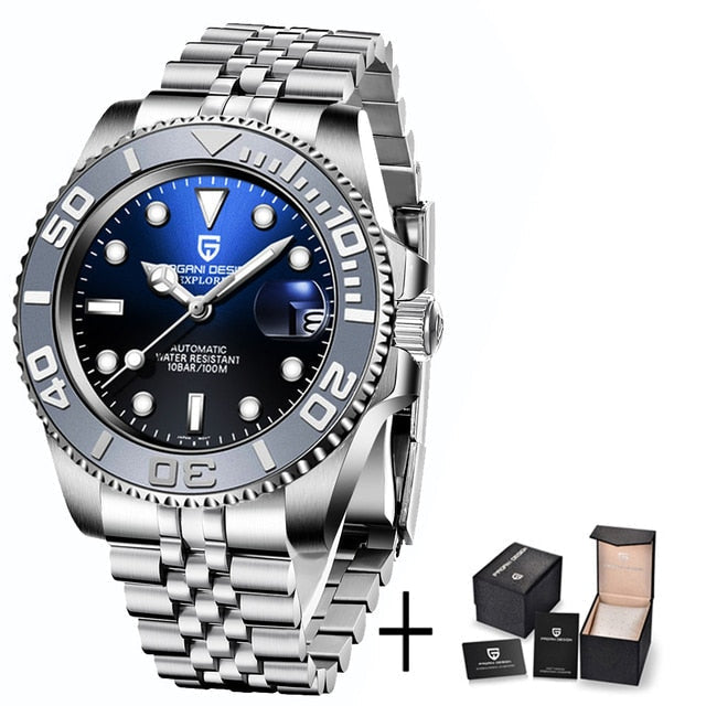 PAGANI DESIGN New Men Mechanical Wristwatches Sports Waterproof Watch for Men Sapphire Glass Automatic Watch Relogio Masculino