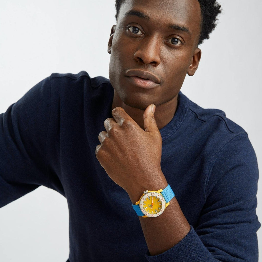 Shinola Detrola The Sea Creatures 40mm Blue Yellow