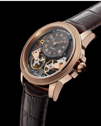 Luxury Gemini II Brown Grey Stainless Steel || Chronograph Men’s Watch – 051