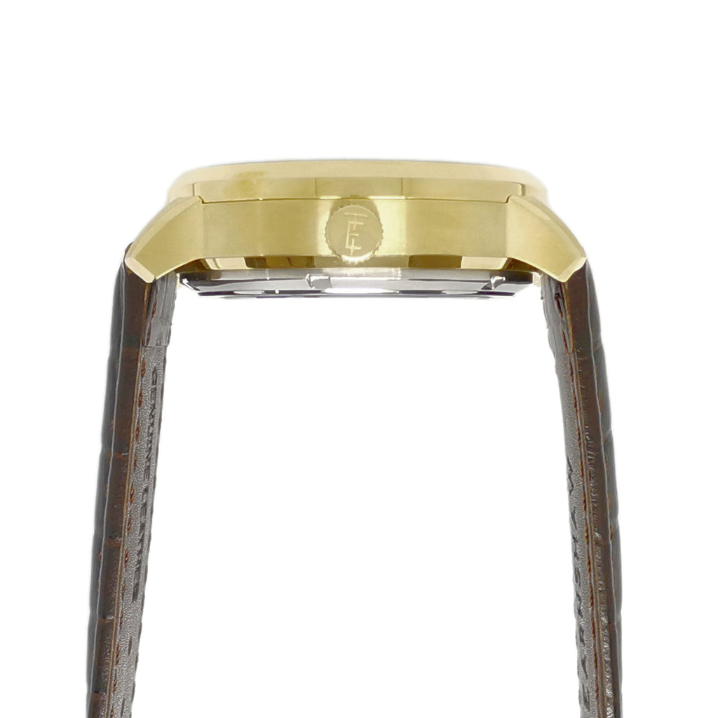 Thomas Earnshaw Brewster Double Barrel Automatic Silver Brown
