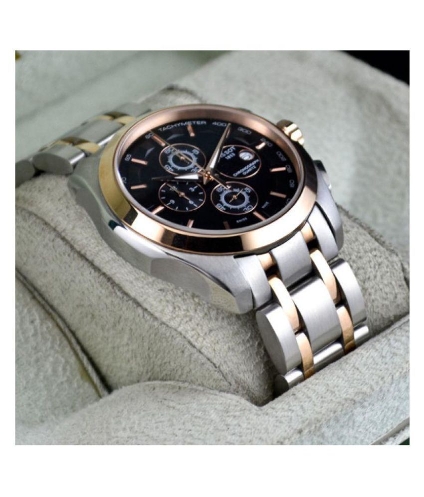 Fashion Men Stainless belt Watch Luxury Calendar-199105