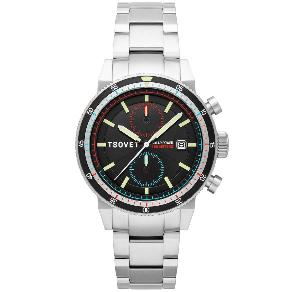 Tsovet SLR FW42 Solar Power Chronograph Black