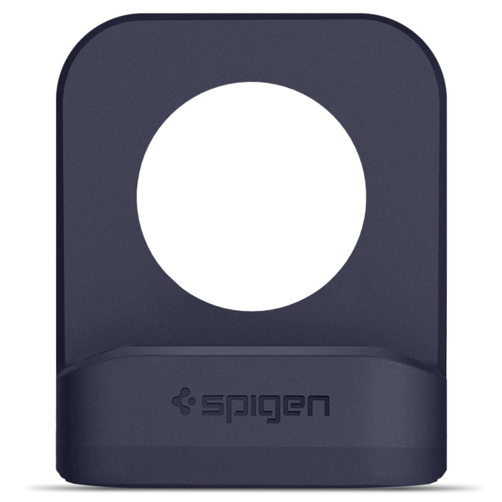 Apple Watch Night Stand	S350 Midnight Blue	showing a front facing view of the stand