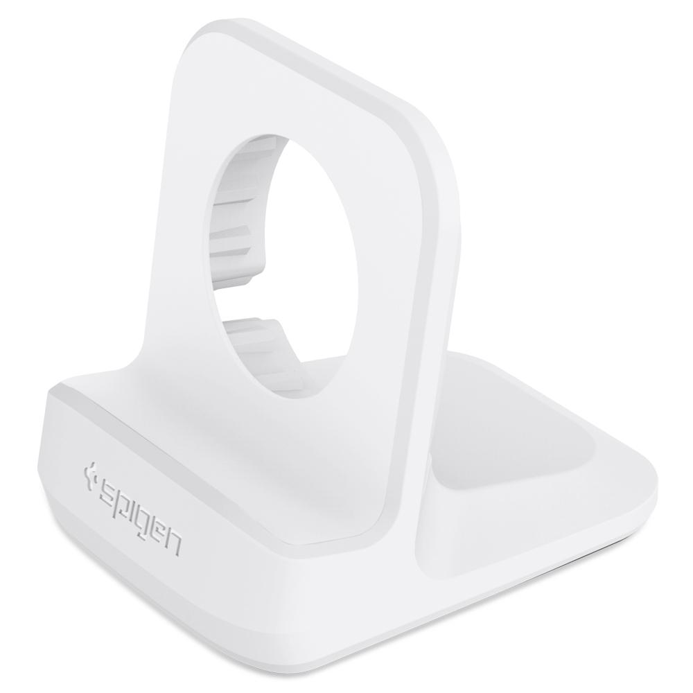 Apple Watch Night Stand	S350 White	showing a front facing view of the stand