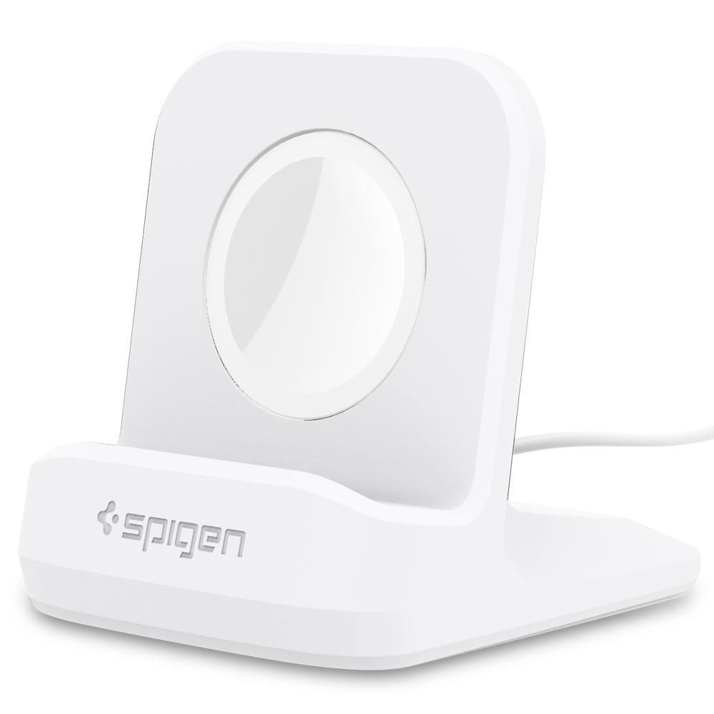 Apple Watch Night Stand	S350 White	showing a front facing view of the stand