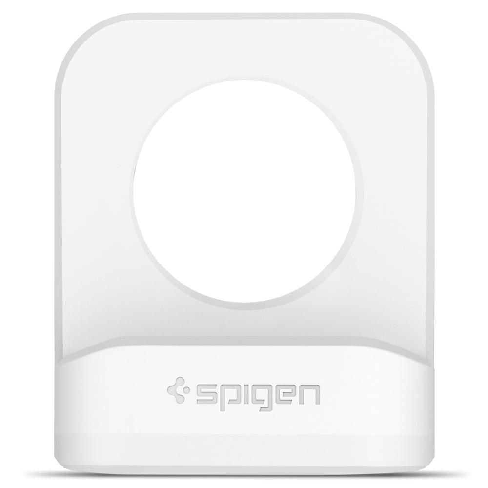Apple Watch Night Stand	S350 White	showing a front facing view of the stand