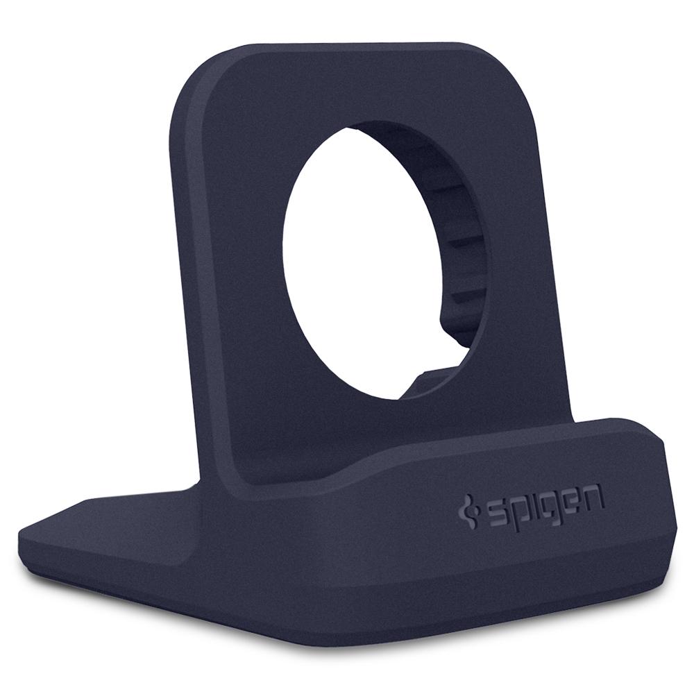 Apple Watch Night Stand	S350 Midnight Blue	showing a front facing view of the stand