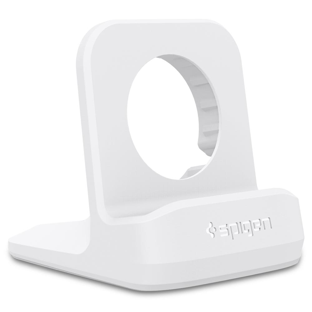 Apple Watch Night Stand	S350 White	showing a front facing view of the stand