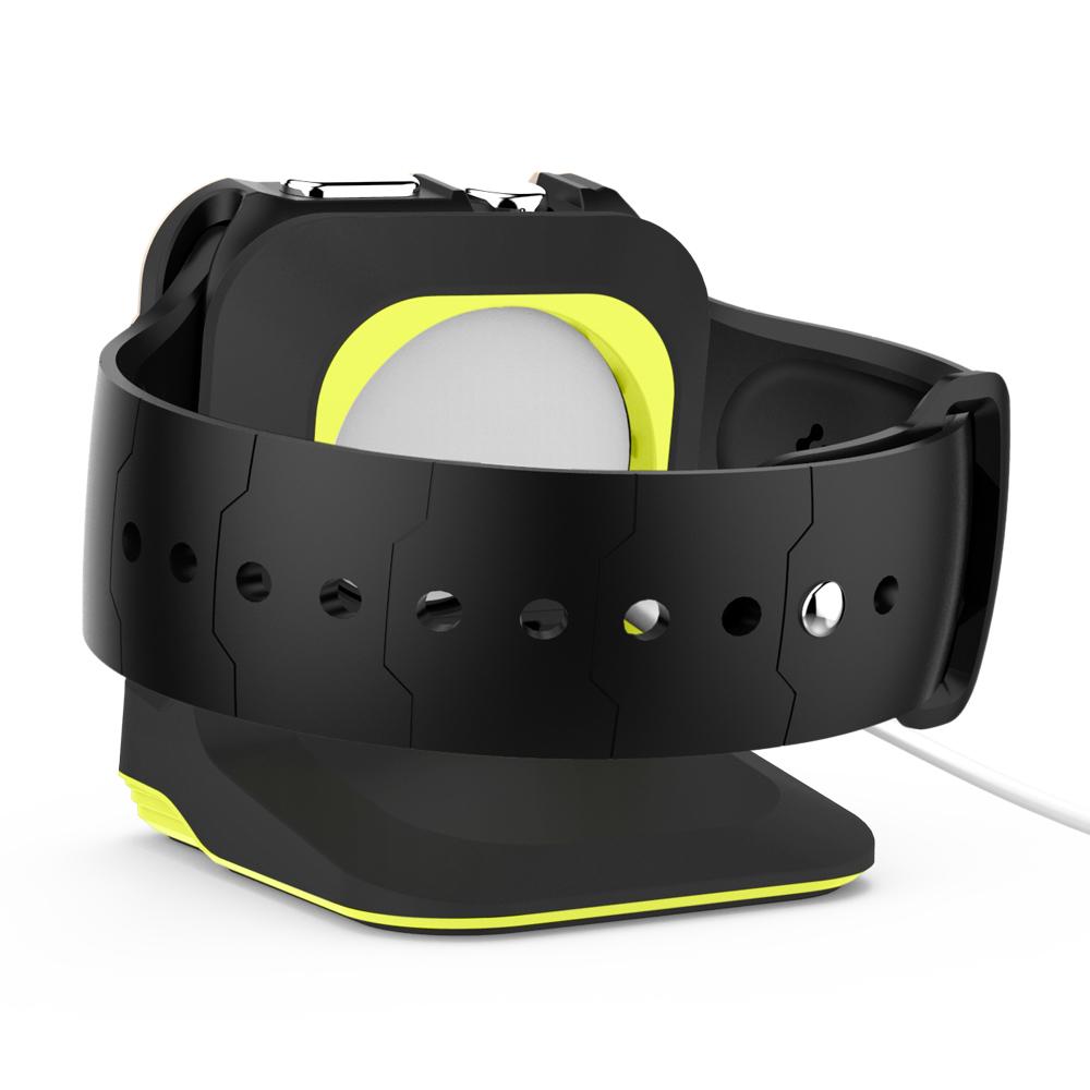 Apple Watch Nike+ Night Stand	S350 Volt Black	showing the back design