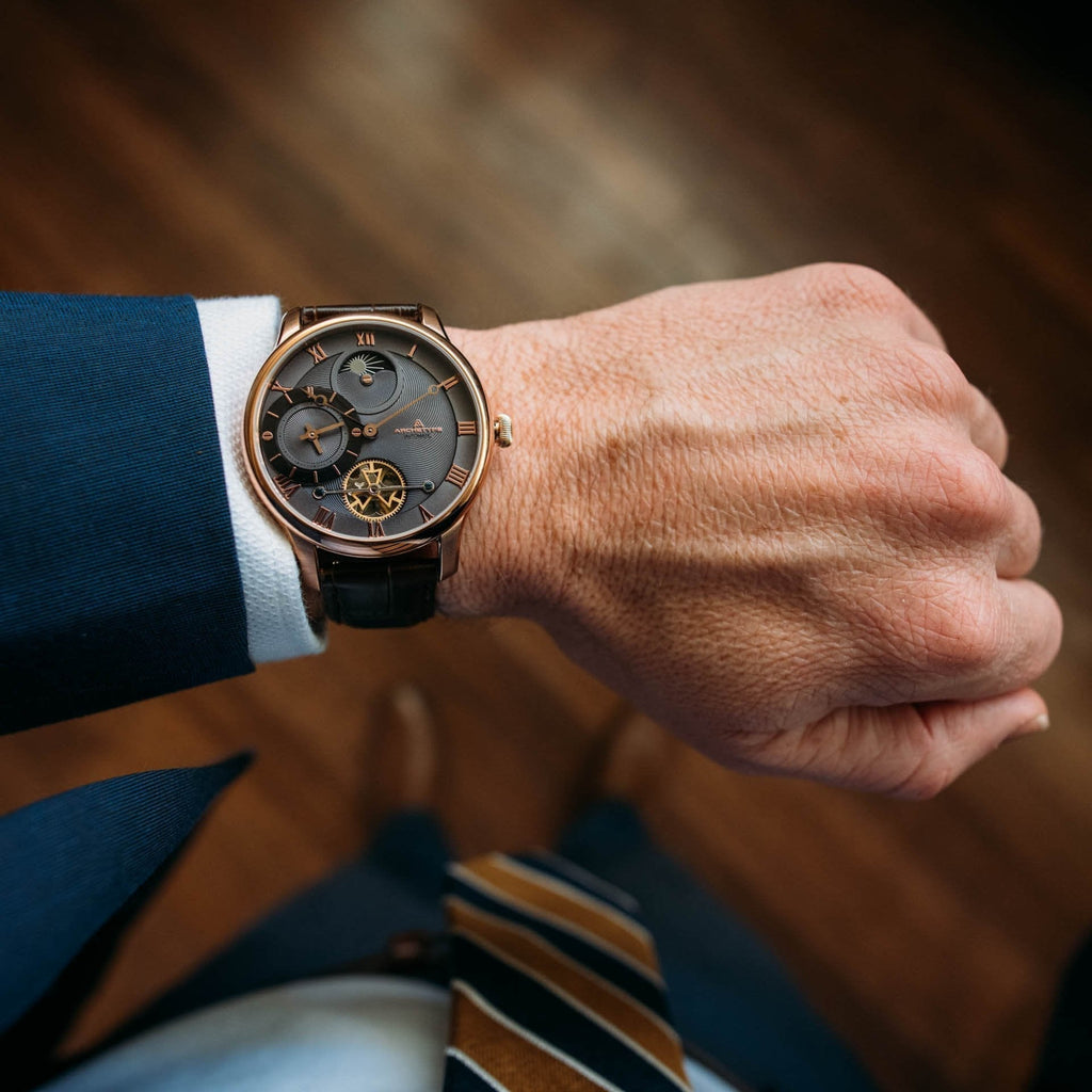 Archetype Dorian Automatic Rose Gold Gunmetal
