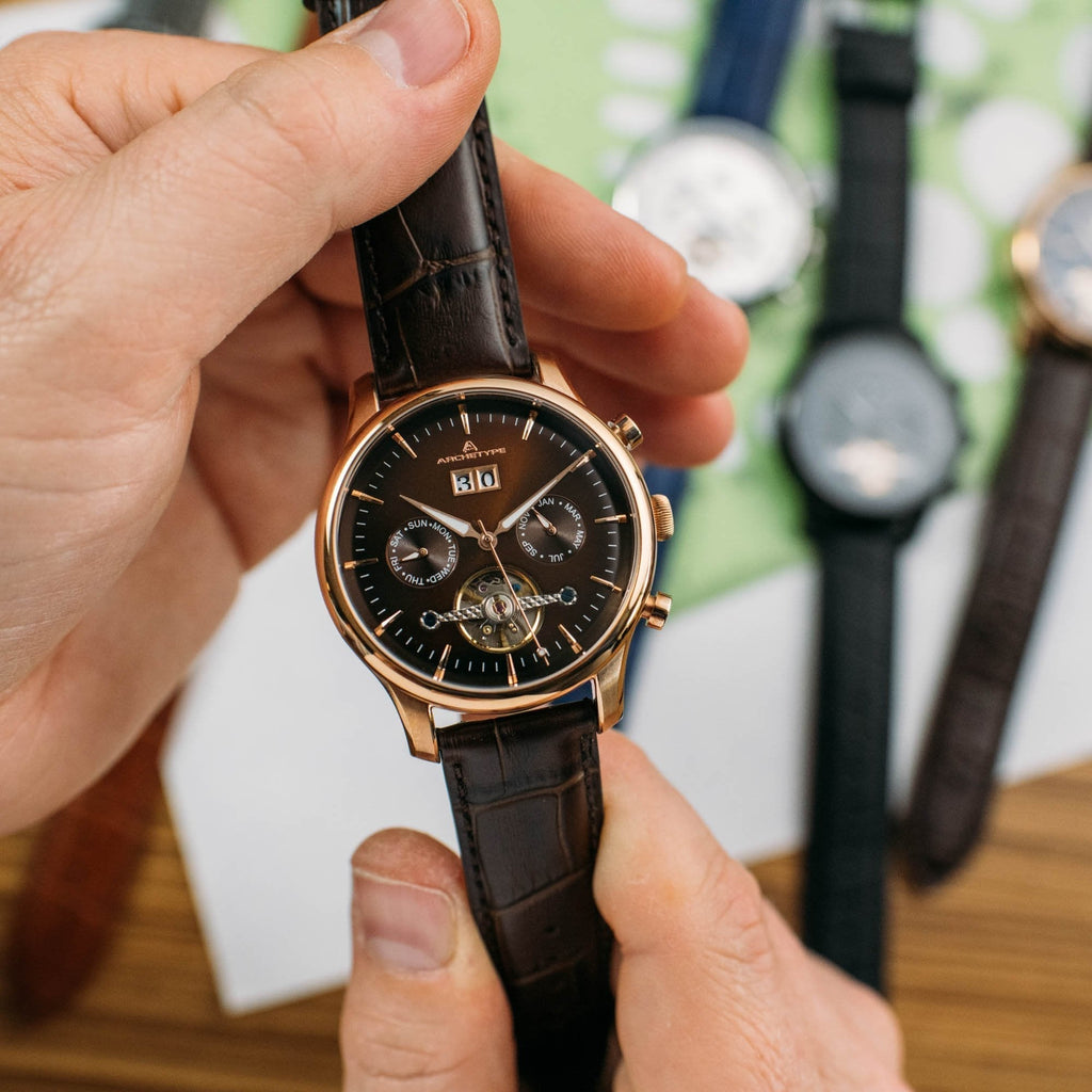 Archetype Loyalist Automatic Rose Gold Coffee
