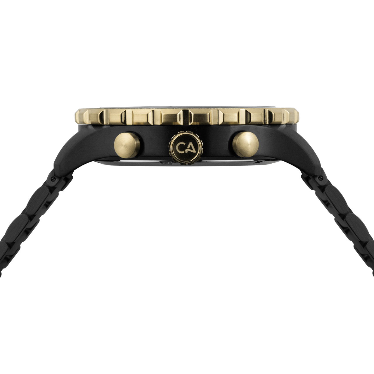 California Watch Co. Mavericks Chrono SS All Black Gold
