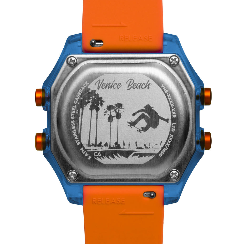 California Watch Co. Venice Beach Digital Blue Orange