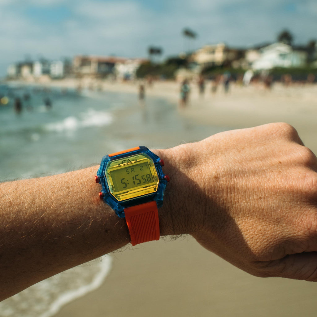California Watch Co. Venice Beach Digital Blue Orange
