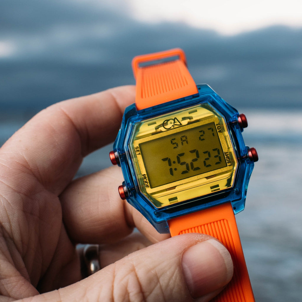 California Watch Co. Venice Beach Digital Blue Orange