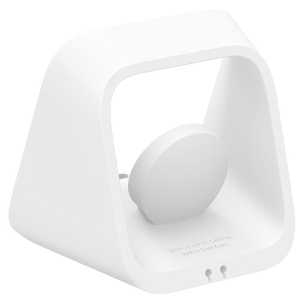 Apple 2-in-1 Stand S316 in white showing the back and side without any devices charging