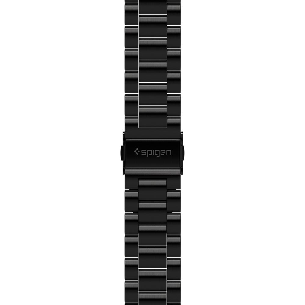 Galaxy Watch 3 (41mm) Watch Band Modern Fit (20mm) in black showing a flat view of band only