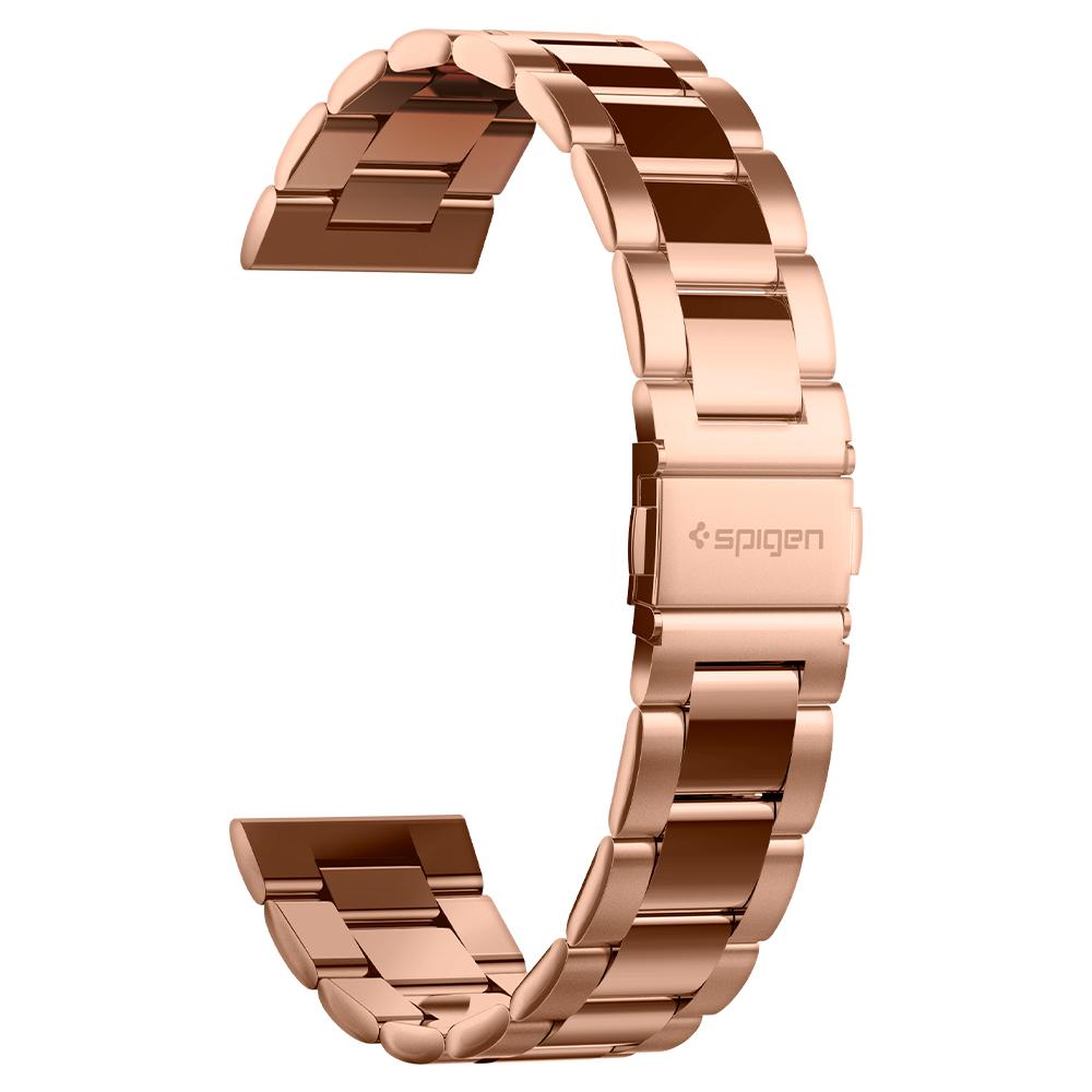 Galaxy Watch 3 (41mm) Watch Band Modern Fit (20mm) in rose gold showing band only