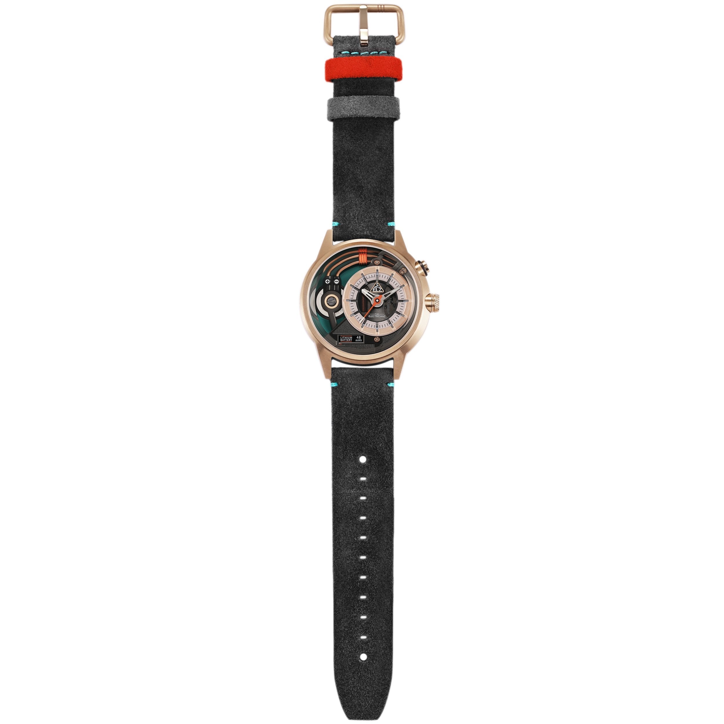 The Electric Cazino Rose Gold Green