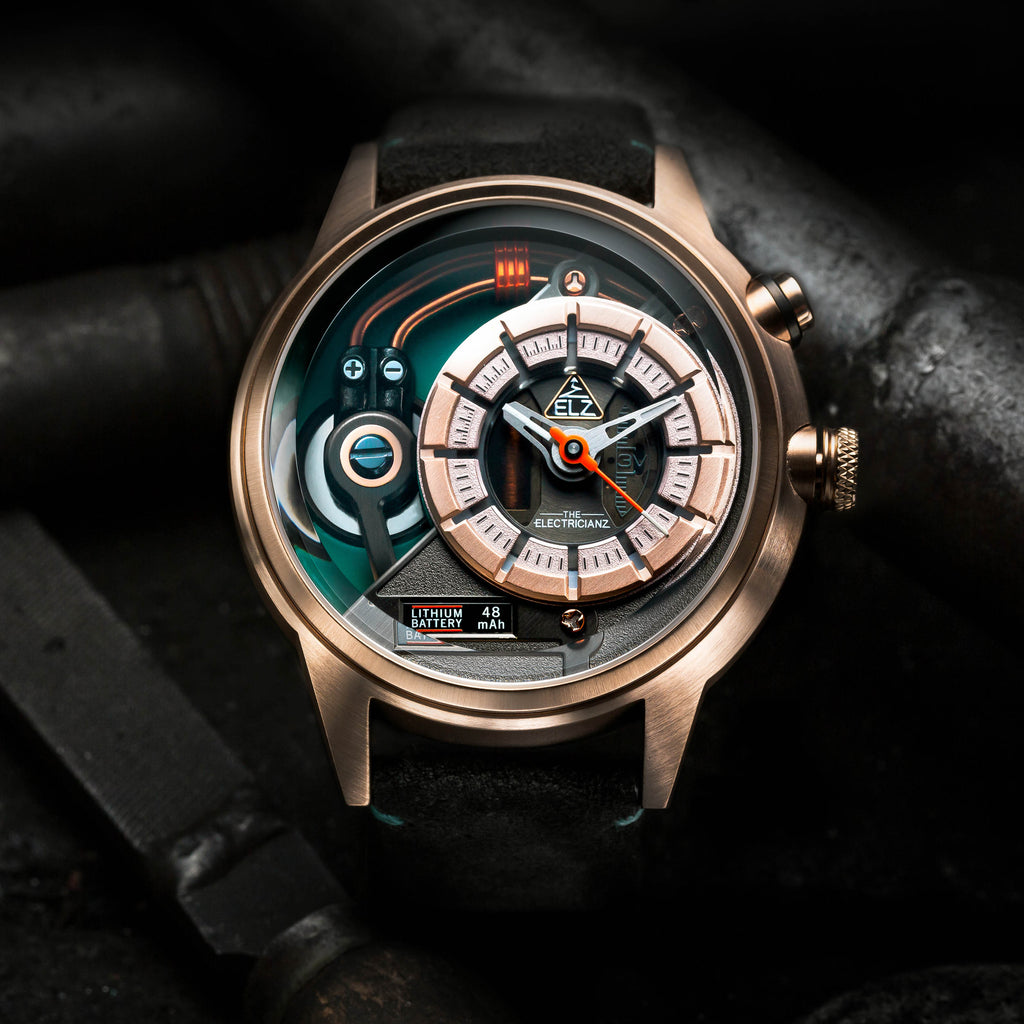 The Electric Cazino Rose Gold Green