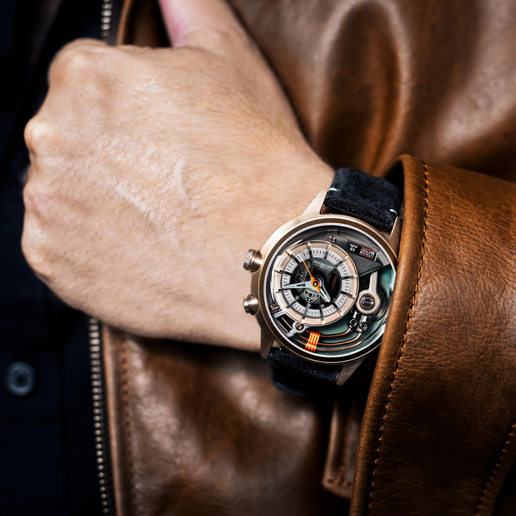 The Electric Cazino Rose Gold Green
