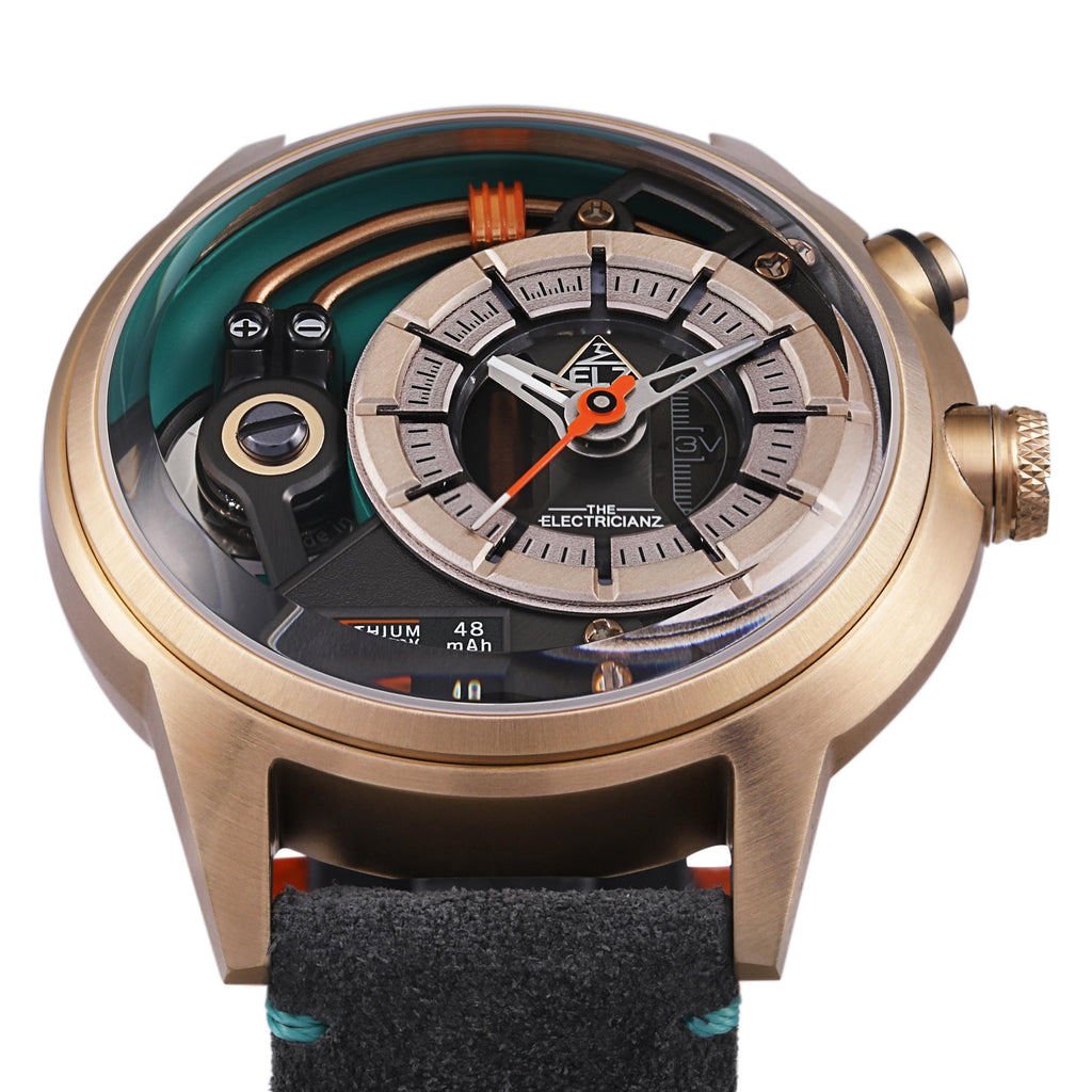 The Electric Cazino Rose Gold Green