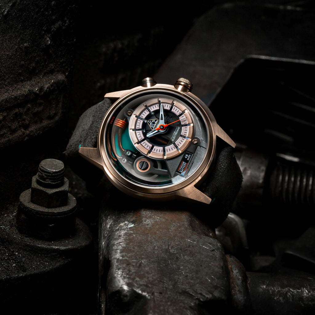 The Electric Cazino Rose Gold Green