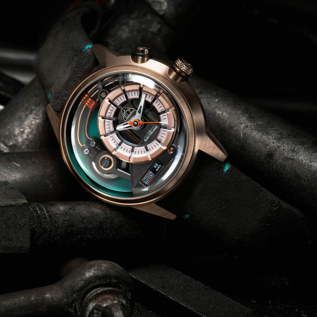 The Electric Cazino Rose Gold Green