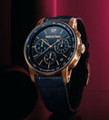 Self Winding Chronograph Blue Lacquered Dial Code 11.59 by Luismartinz