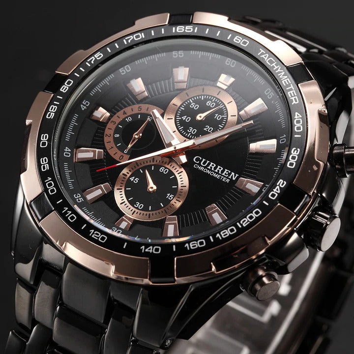 WATERPROOF MILITARY ANALOG WATCH || Chronograph Men’s Watch – 054