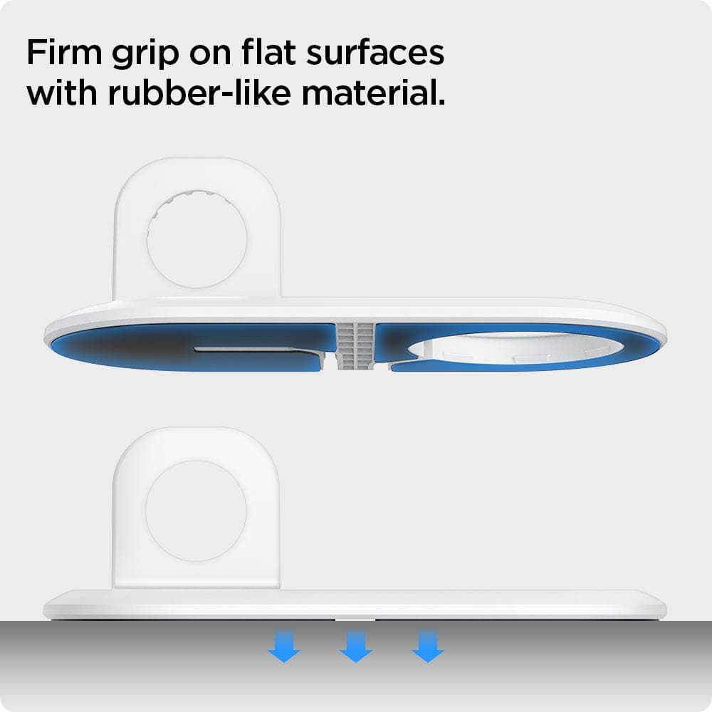 MagFit Duo showing its firm grip on flat surfaces with rubber-like material